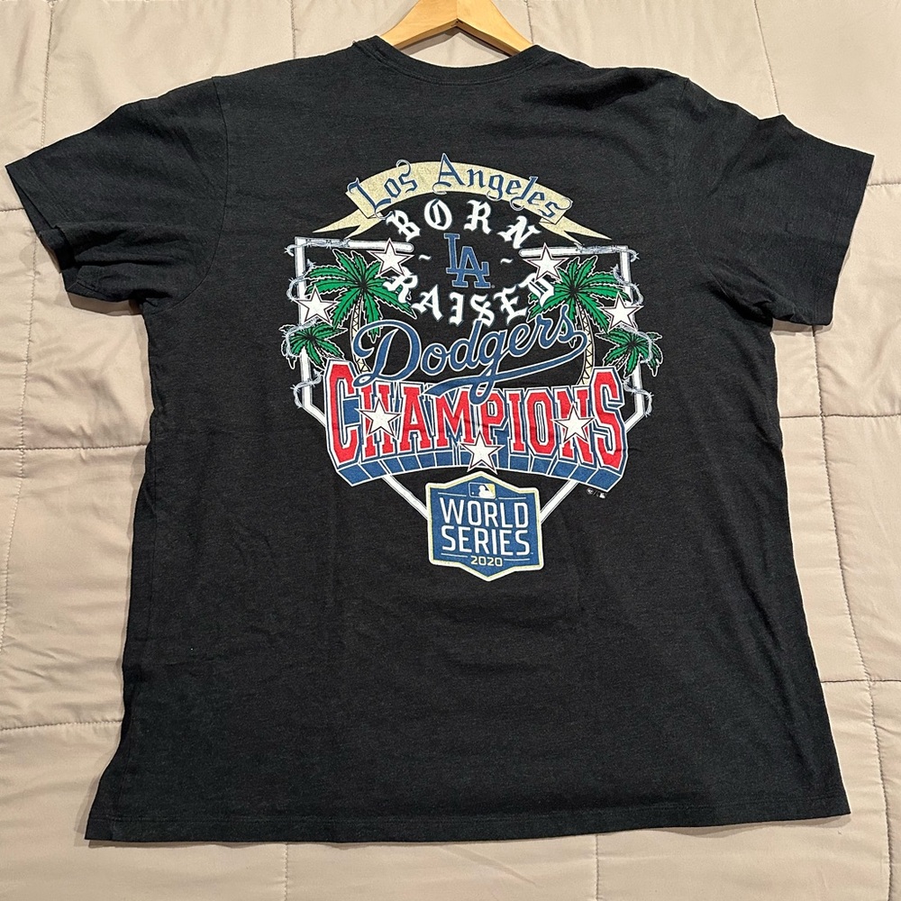LA Dodgers - ‘47 Born x Raised - 2020 World Series Champions Shirt - 2XL